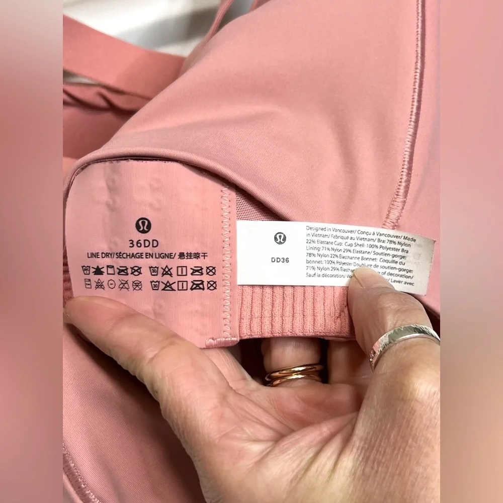 Lululemon Energy Bra High Support B–DDD Cups Activewear Running Yoga Workout Gym